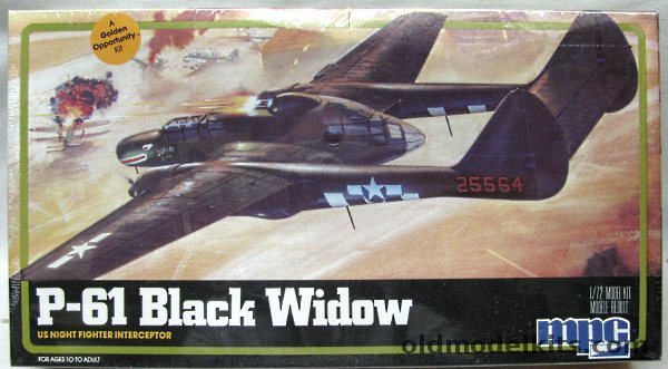 MPC 1/72 Northrop P-61 Black Widow, 1-4303 plastic model kit